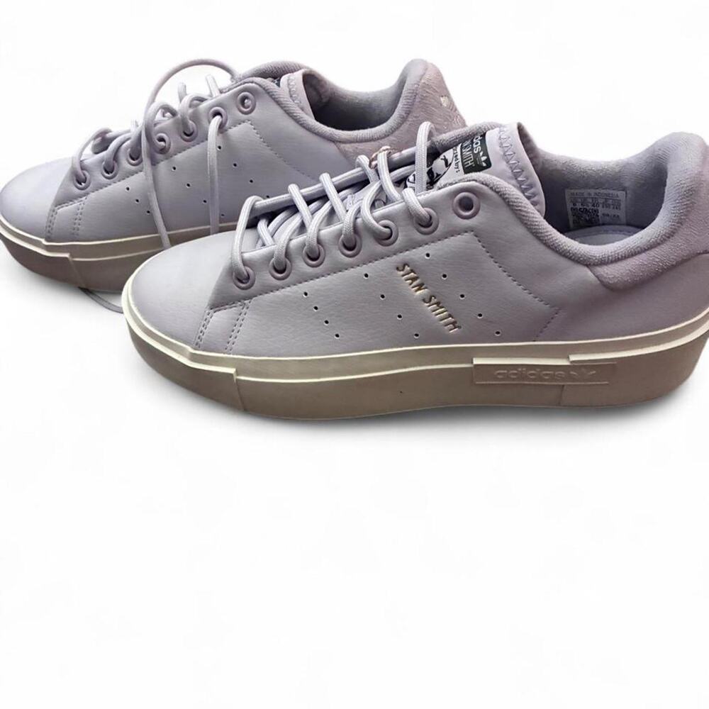 NWT Adidas Stan Smith lilac sneakers women 9